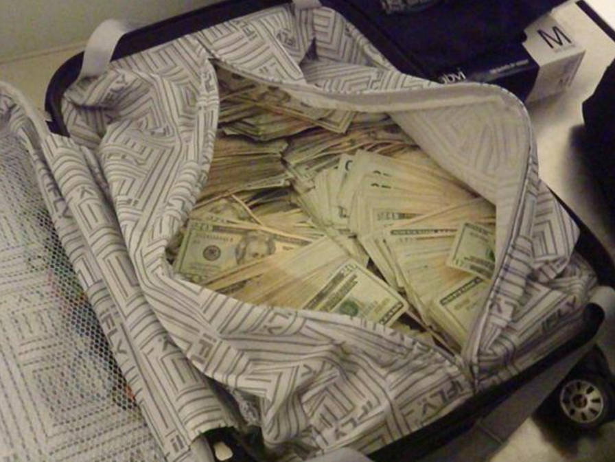 $75,000 seized by TSA in Richmond, VA in June 2015